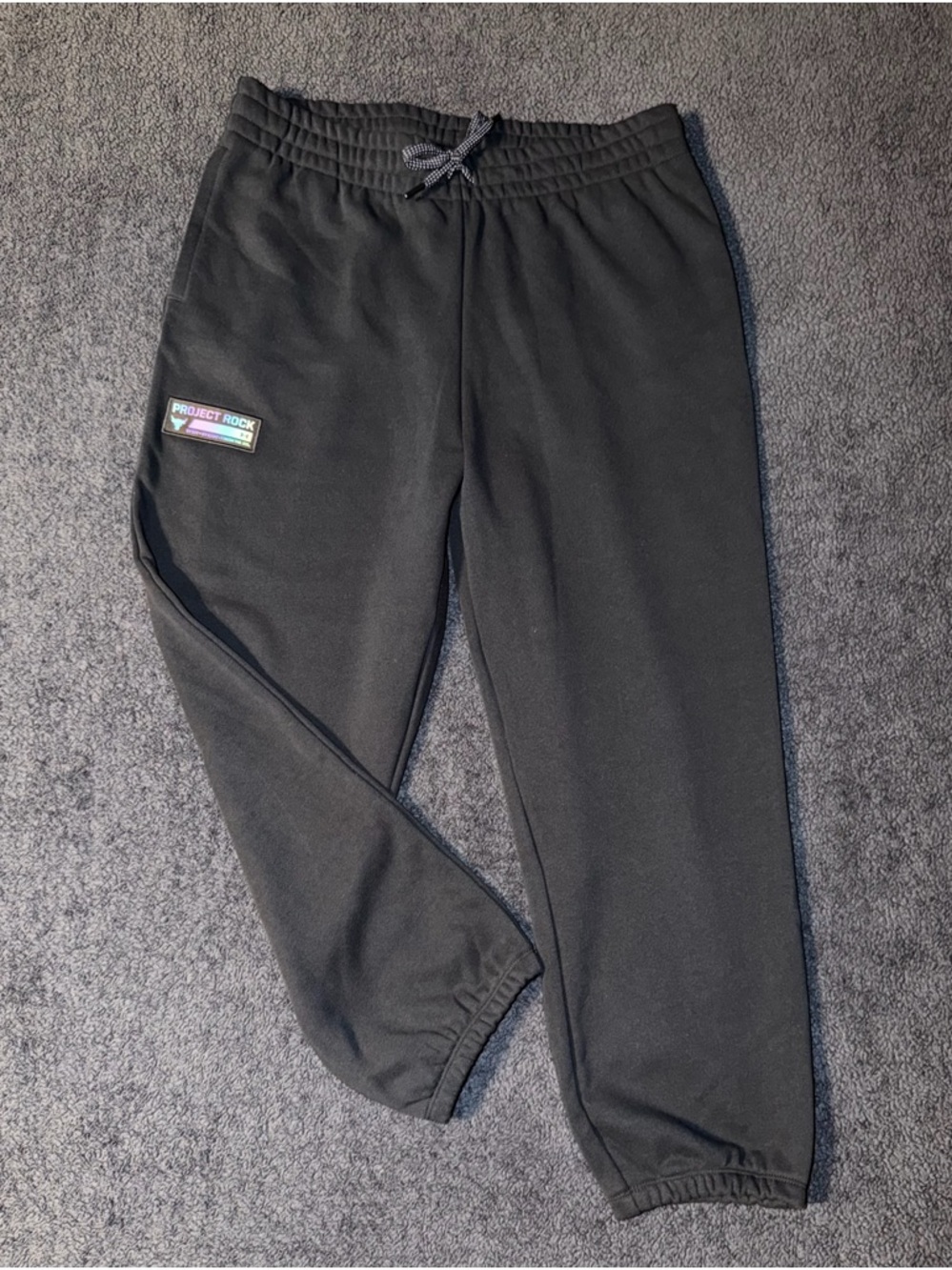 Under Armour-Project Rock Black Jogger Swearpants